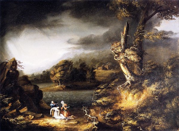 Main Product Photo of The Tempest Painting by Thomas Cole
