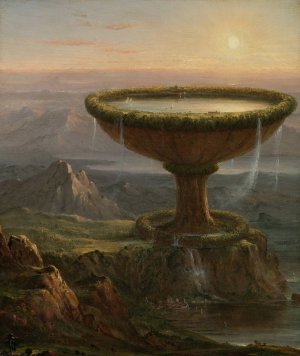The Titan's Goblet by Thomas Cole Oil Painting