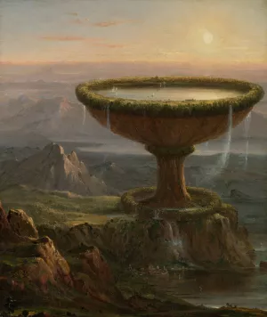 The Titan's Goblet by Thomas Cole Oil Painting