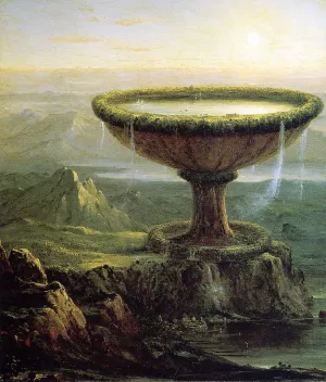 The Titan's Goblet by Thomas Cole Oil Painting