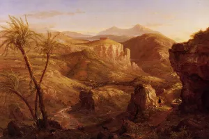 The Vale and Temple of Segeste, Sicily by Thomas Cole - Oil Painting Reproduction