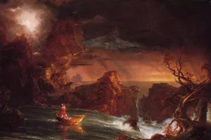 The Voyage of Life: Manhood 2 by Thomas Cole - Oil Painting Reproduction