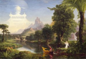 The Voyage of Life - Youth by Thomas Cole Oil Painting
