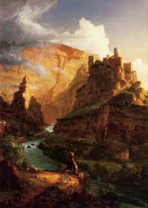 Valley of the Vaucluse by Thomas Cole Oil Painting