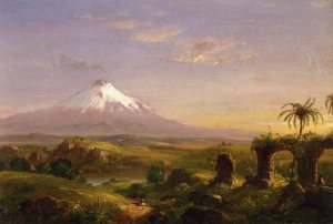 View of Mount Etna by Thomas Cole Oil Painting