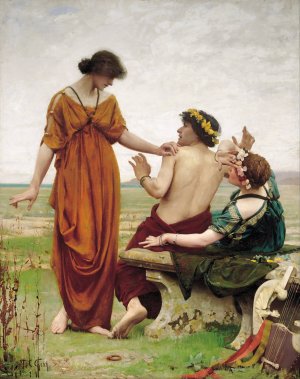 Destiny Oil painting by Thomas Cooper Gotch