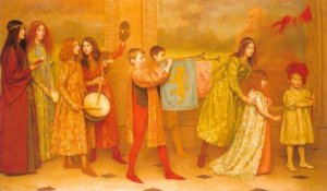 The Pageant of Childhood by Thomas Cooper Gotch Oil Painting