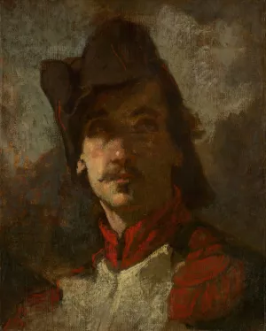 A Volunteer of 1792 by Thomas Couture Oil Painting