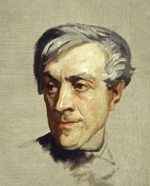 Etude faite d'apres Jules Michelet by Thomas Couture Oil Painting