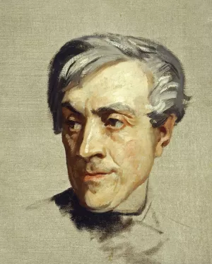 Etude faite d'apres Jules Michelet by Thomas Couture Oil Painting