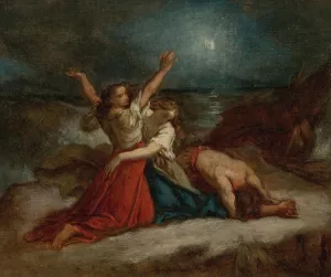 Study for Stella Maris by Thomas Couture Oil Painting