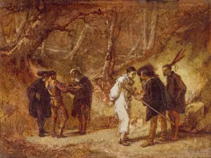 The Duel after the Masked Ball by Thomas Couture Oil Painting