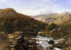 Over the Hills and Far Away Oil painting by Thomas Creswick