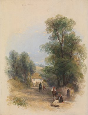 The Well of St. Keyne by Thomas Creswick Oil Painting