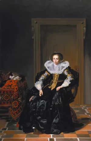 Portrait of a Lady by Thomas De Keyser Oil Painting