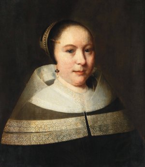 Portrait of a Lady by Thomas De Keyser Oil Painting