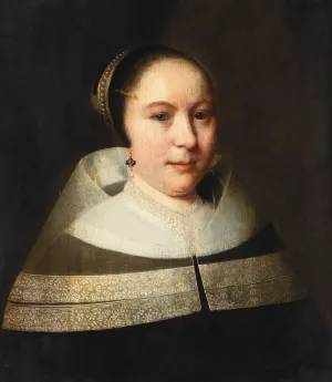 Portrait of a Lady by Thomas De Keyser Oil Painting