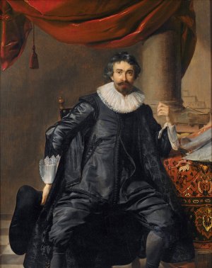 Portrait of a Man by Thomas De Keyser Oil Painting