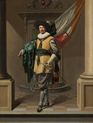 Portrait of Loef Vredericx by Thomas De Keyser Oil Painting