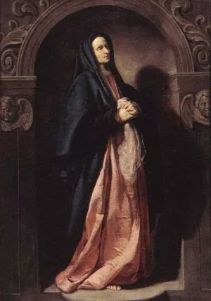 Virgin Mary Oil painting by Thomas De Keyser