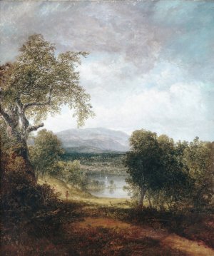 A River Glimpse by Thomas Doughty Oil Painting