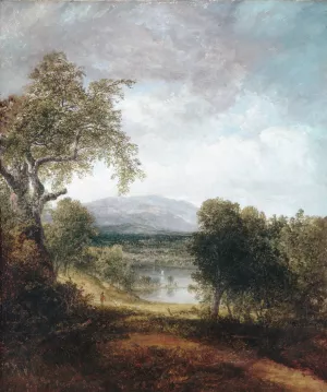 A River Glimpse Oil painting by Thomas Doughty