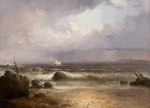 Coming Squall by Thomas Doughty Oil Painting