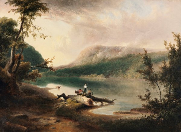 Main Product Photo of Delaware Water Gap Painting by Thomas Doughty