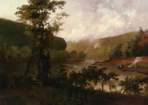 Harper's Ferry, Virginia by Thomas Doughty - Oil Painting Reproduction