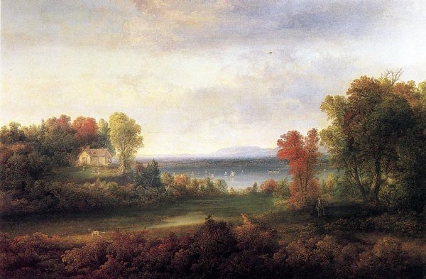 Main Product Photo of Hudson River Landscape Painting by Thomas Doughty