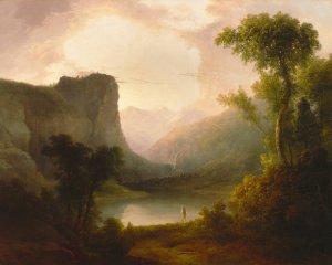 In Nature's Wonderland by Thomas Doughty Oil Painting