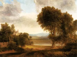 On the River Oil painting by Thomas Doughty
