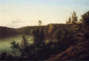 Palisades Near Fort Lee by Thomas Doughty Oil Painting