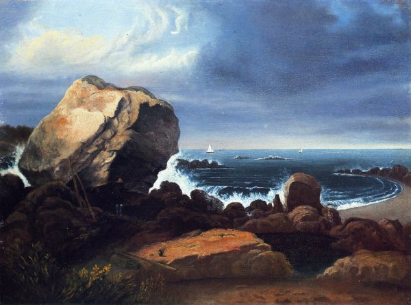 Main Product Photo of Scituate Beach, Massachusetts Painting by Thomas Doughty