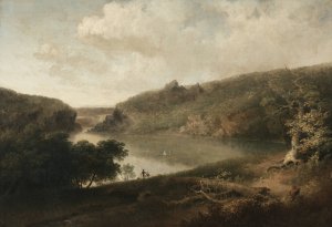 View of a Lake by Thomas Doughty Oil Painting