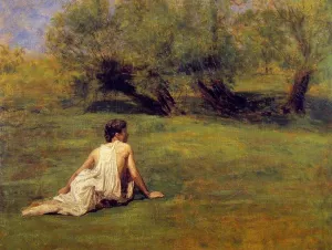 An Arcadian by Thomas Eakins Oil Painting