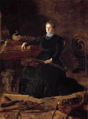 Antiquated Music by Thomas Eakins Oil Painting
