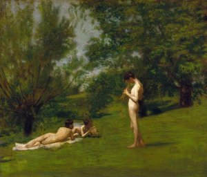 Arcadia by Thomas Eakins Oil Painting