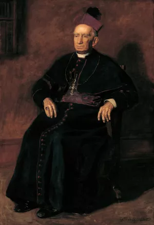 Archbishop William Henry Elder by Thomas Eakins Oil Painting