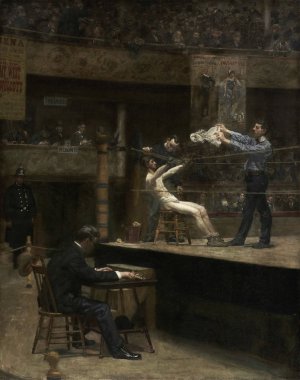 Between Rounds by Thomas Eakins Oil Painting