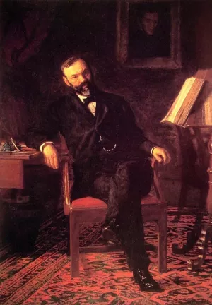 Dr John H. Brinton by Thomas Eakins Oil Painting