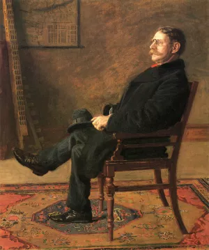 Frank Jay St. John by Thomas Eakins - Oil Painting Reproduction