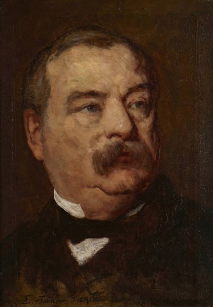 Main Product Photo of Grover Cleveland  Painting by Thomas Eakins