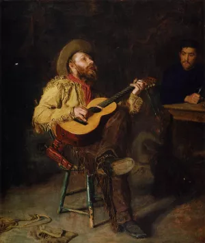 Home Ranch Oil painting by Thomas Eakins