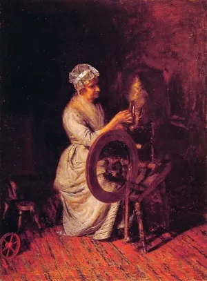In Grandmother's Time by Thomas Eakins Oil Painting