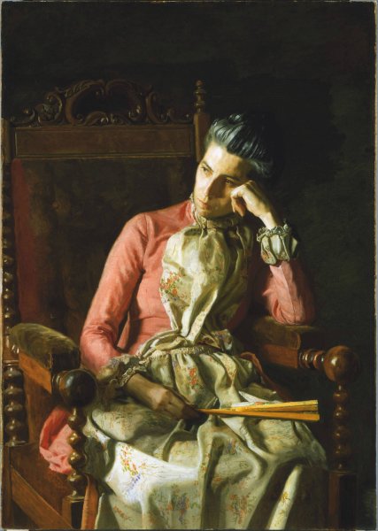 Main Product Photo of Miss Amelia Van Buren Painting by Thomas Eakins