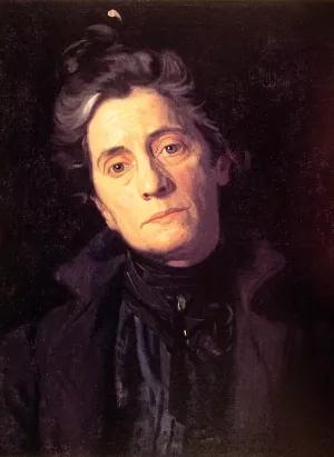 Mrs Thomas Eakins by Thomas Eakins - Oil Painting Reproduction