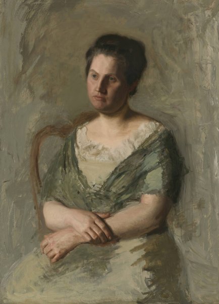 Mrs. William Shaw Ward  by Thomas Eakins - Hand-Painted Oil Painting Reproduction