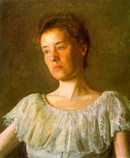 Main Product Photo of Portrait of Alice Kurtz Painting by Thomas Eakins