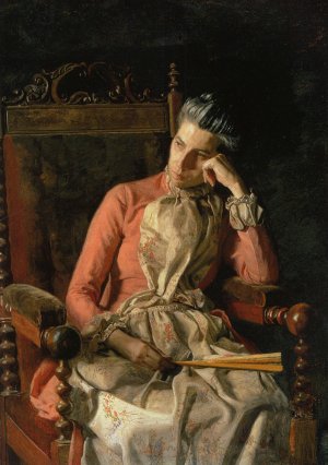 Portrait of Amelia van Buren by Thomas Eakins Oil Painting